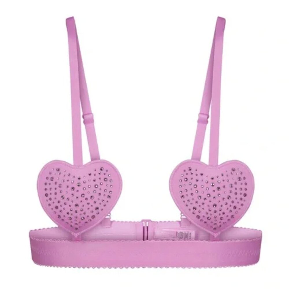 SKIMS JELLY SHEER INTIMATES HEART BRALETTE
